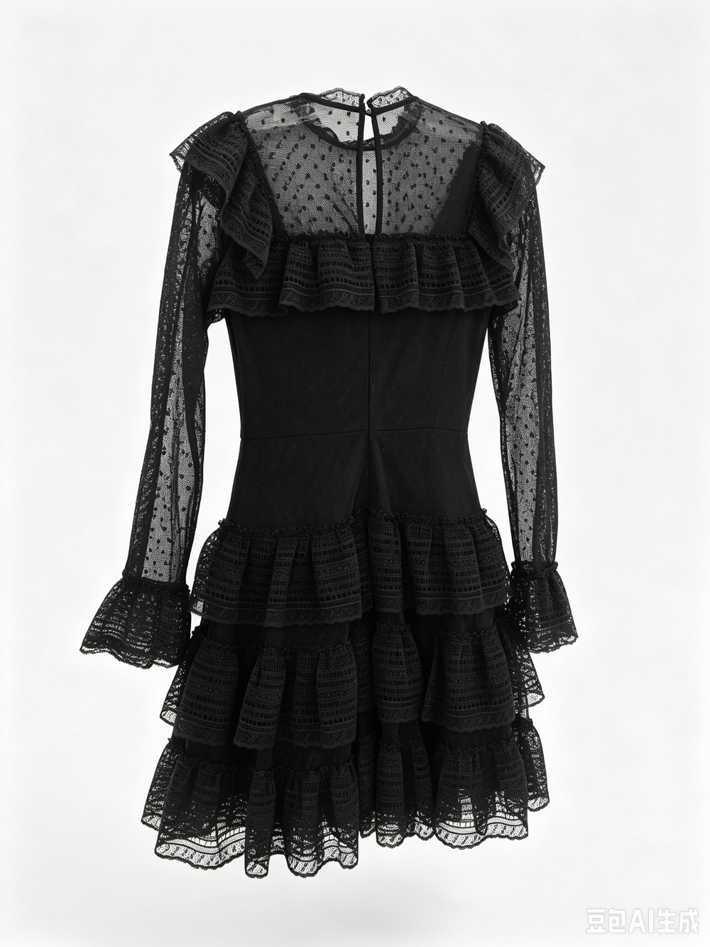 Miss Sixty black lace mini dress